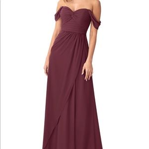 Azazie Maroon Dress